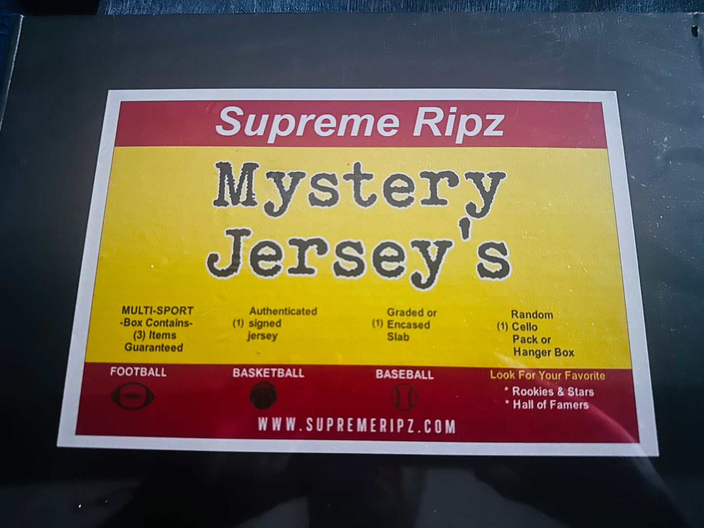 Supremeripz Mystery Jersey